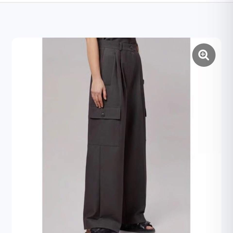 The Frankie Shop- Maesa Dress Cargo Pants Size M